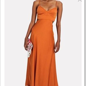 A.L.C.
Blakey Cut-Out Satin Midi Dress